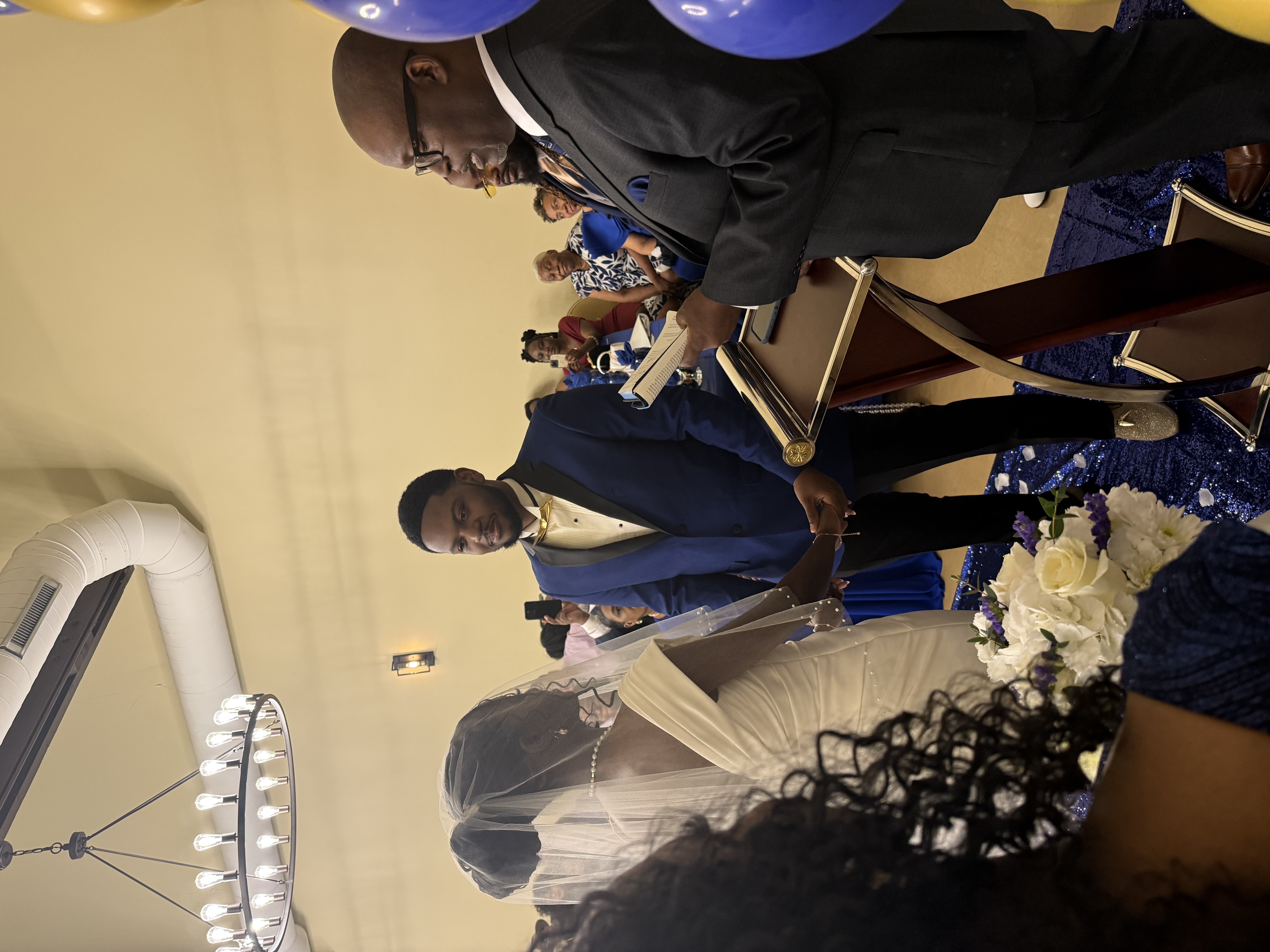 Wedding ceremony at New Jerusalem Evangelistic Church