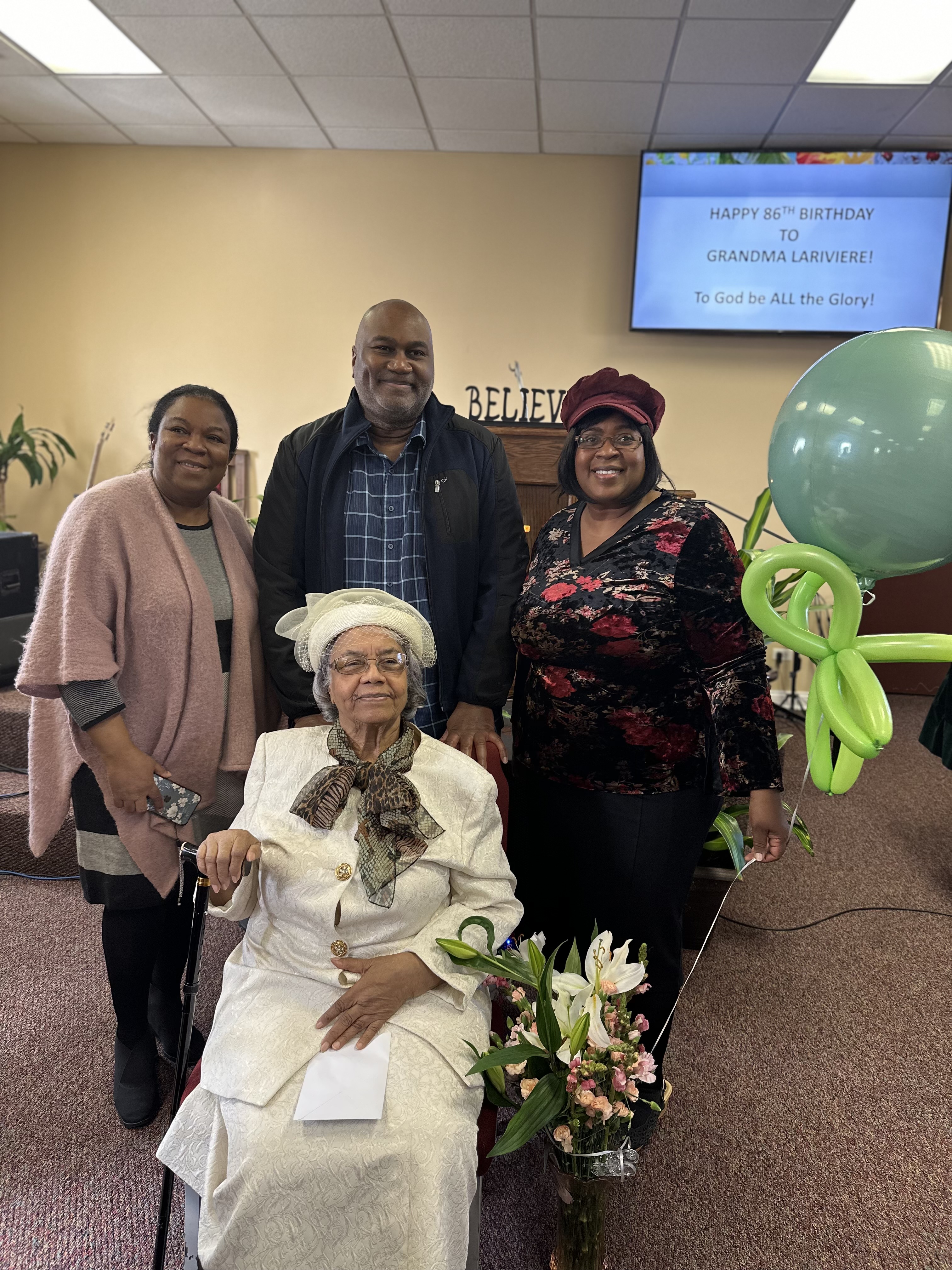 Mothers of the church seated together