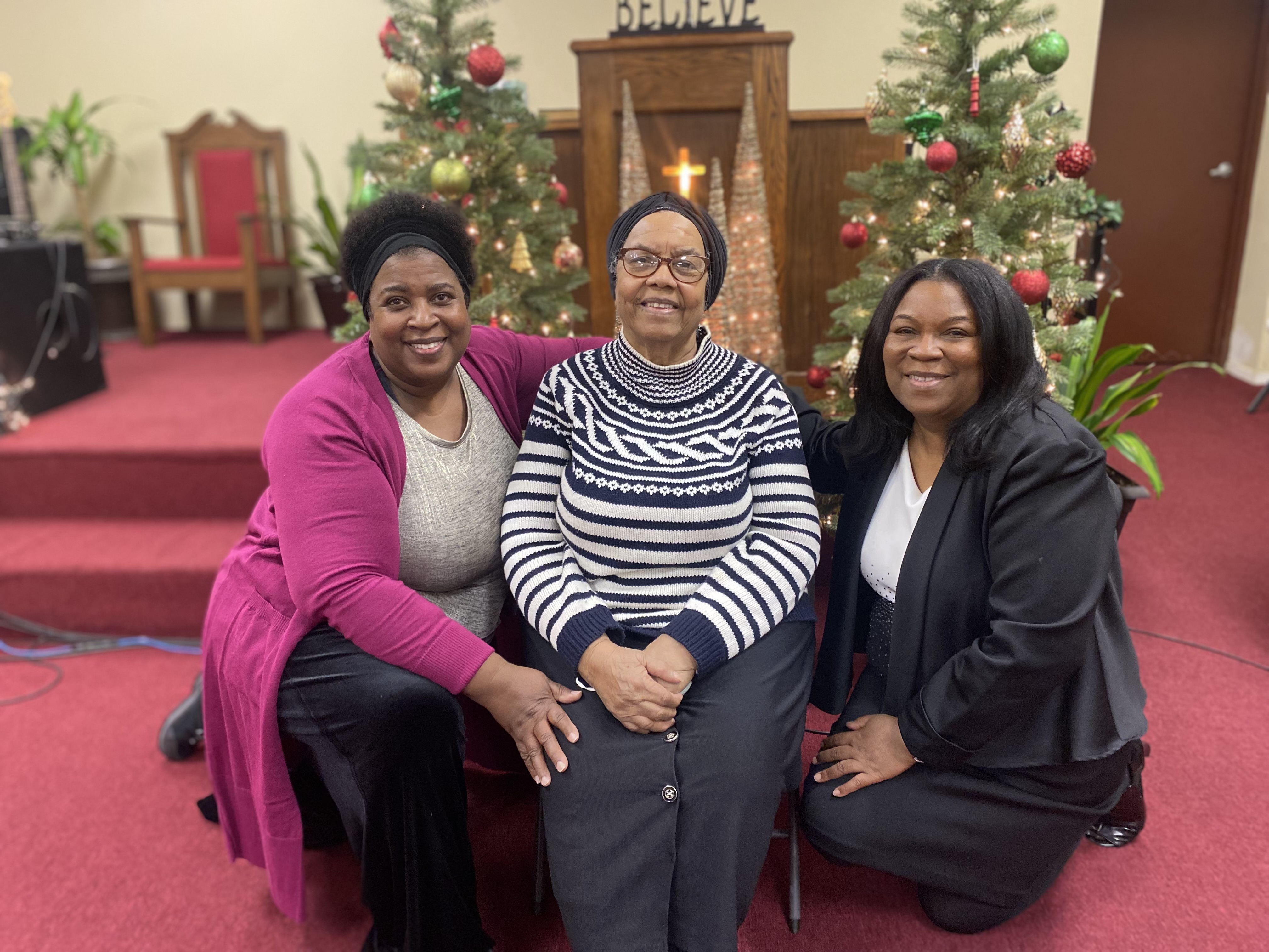 A gathering at New Jerusalem Evangelistic Church
