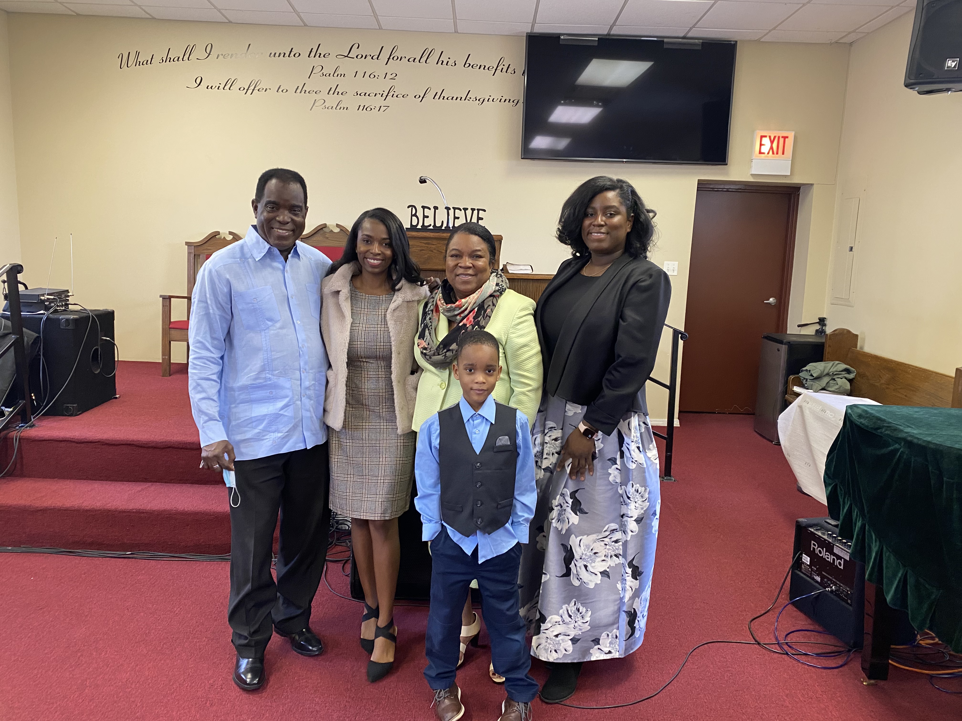 The pastoral family of New Jerusalem Evangelistic Church